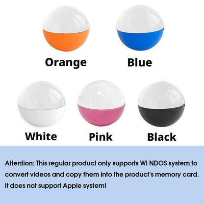 3D Crystal Ball Video Player Memory Ball Record Memory Glass Ball Support Ball Birthday Gift Graduation Gift Companion Gift Vide